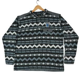 Kentucky Wildcats Sweater Fleece Aztec Style Jacket Mens XL Top of the‎ World